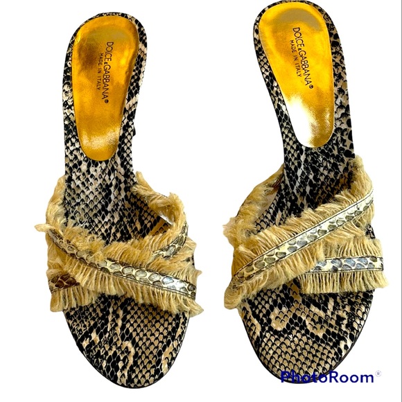 DOLCE & GABBANA high heel sandals size 38 1/2 never worn